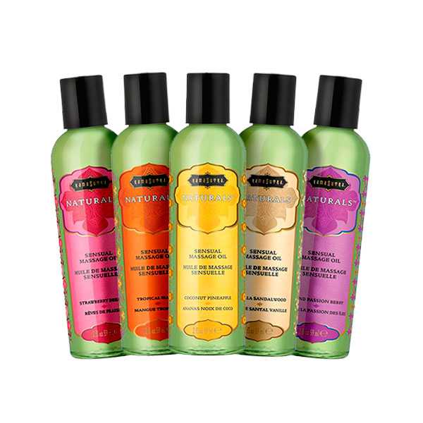 Kama Sutra Naturals Massage Oil 2 oz -  Coconut Pineapple