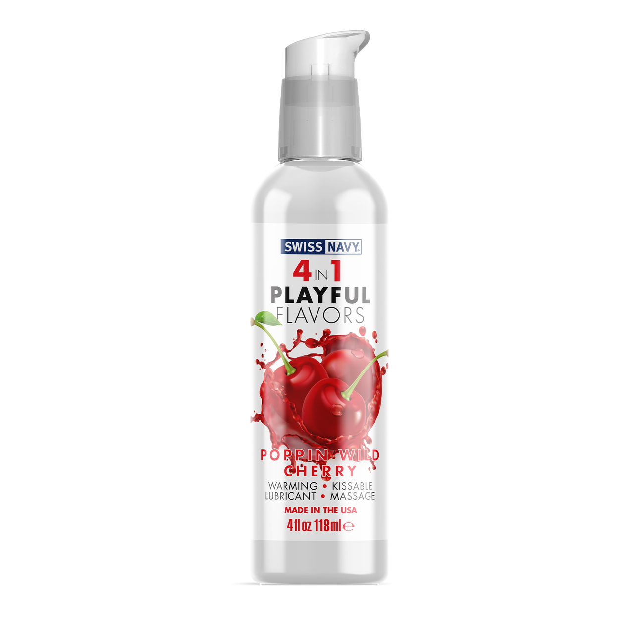 4 in 1 - Playful Flavors - Poppin Wild Cherry 118 mL