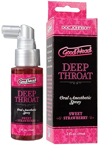 GoodHead Deep Throat Spray - Strawberry 2 oz.