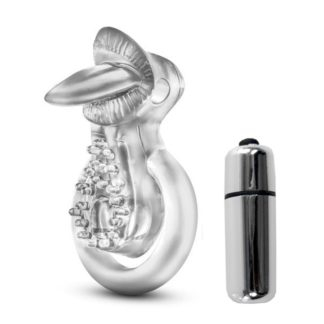 Anillo vibrador Retardande GI JACK - THE TONGUE - CLEAR