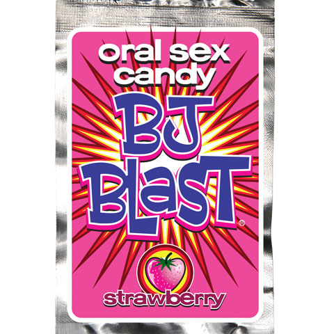 BJ BLAST - Caramelos Explosivos Para Sexo Oral - Fresa