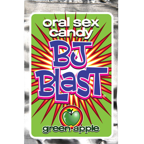 BJ BLAST - Caramelos Explosivos Para Sexo Oral - Manzana Verde