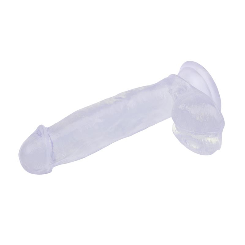 Consolador Hi-Rubber 7.0" - Transparente