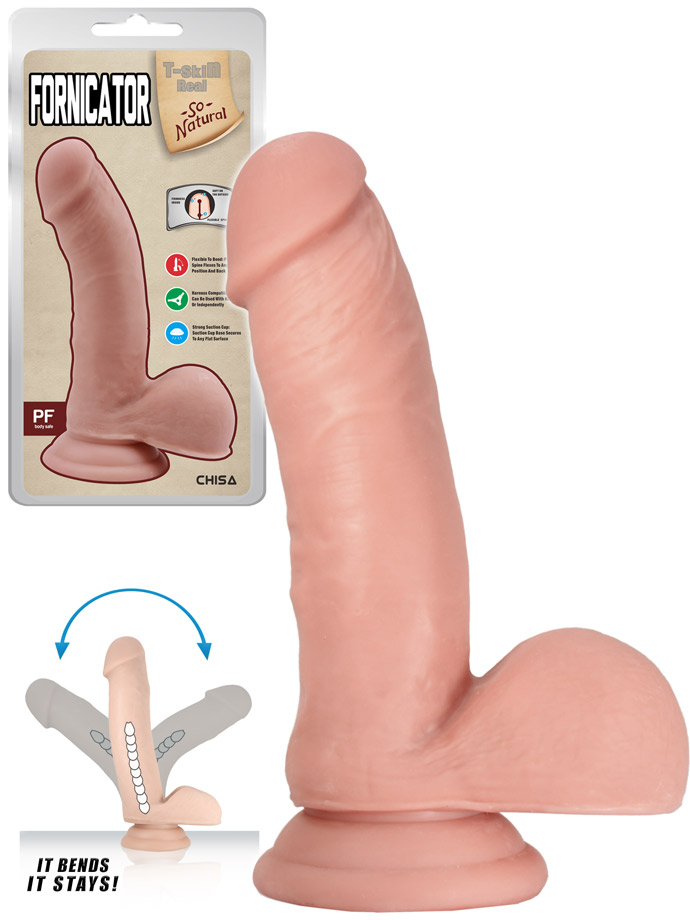 Consolador T-Skin Fornicator - Flesh