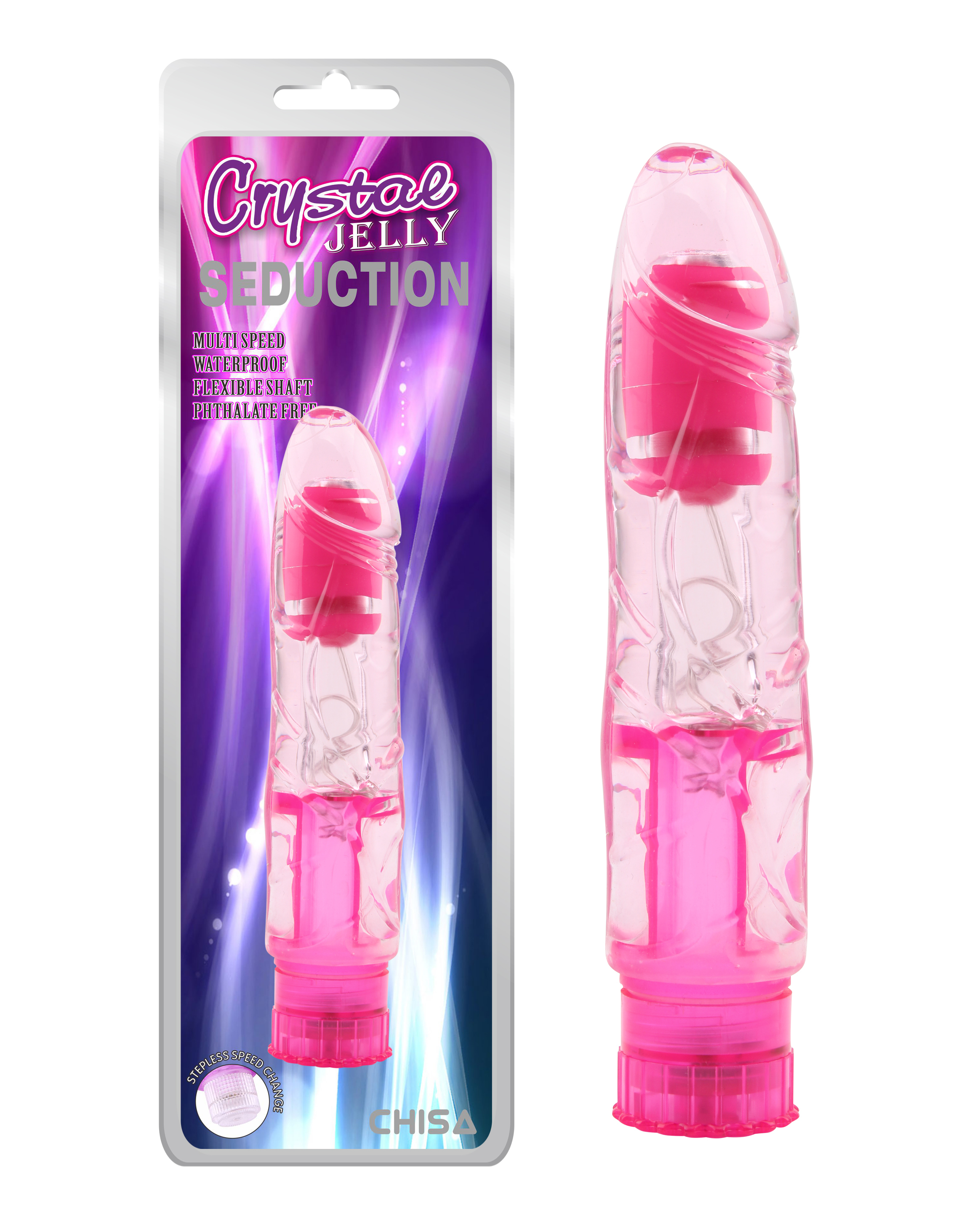Vibrador Crystal Jelly Seduction - Pink