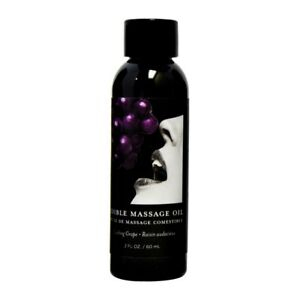 EDIBLE MASSAGE OIL GRAPE 2OZ