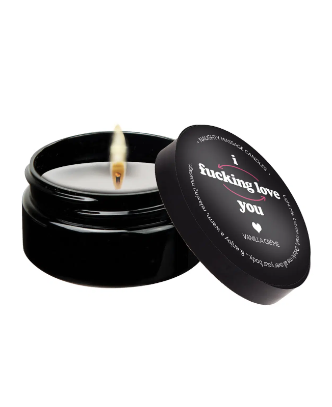 Kama Sutra Mini Massage Candle – 1.7 oz I Fucking Love You