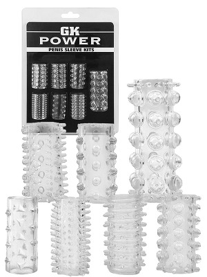 GK POWER - Penis Sleeve Kits - Clear