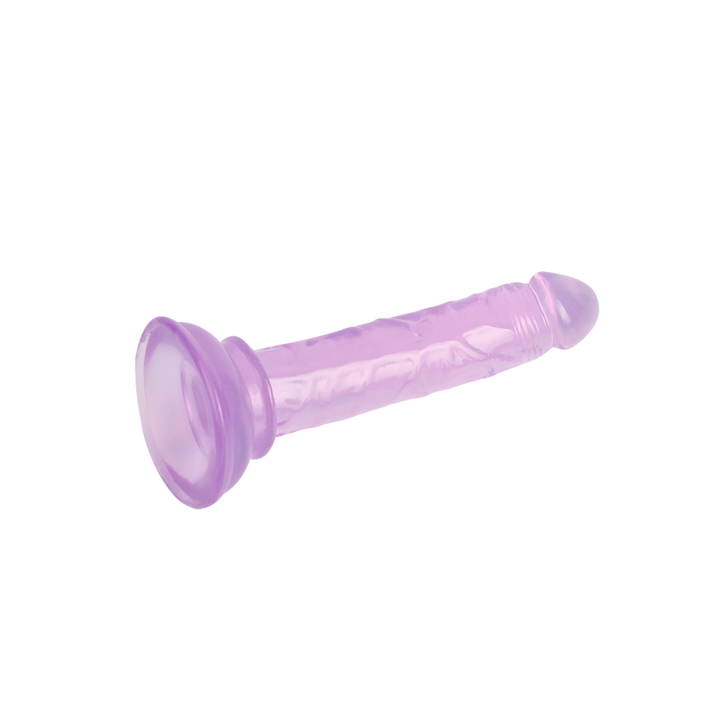 Hi - Rubber - 5.3"" Mini Dildo - Purple