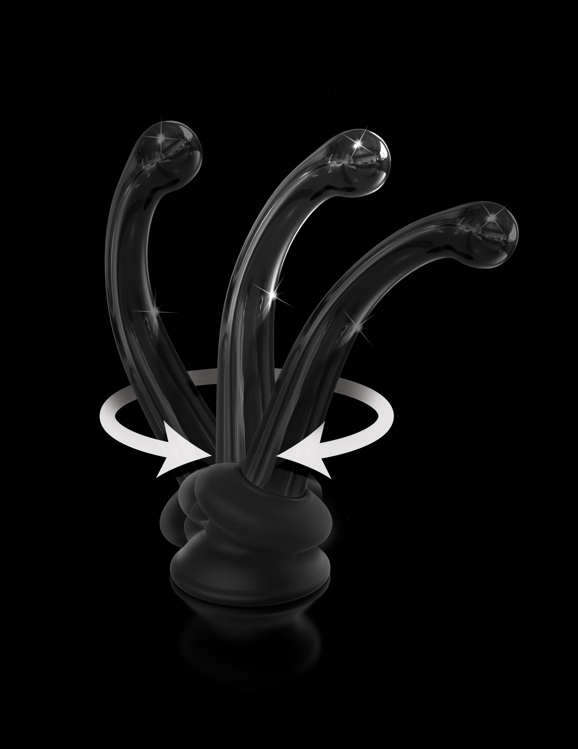 Icicle No. 87 - Black