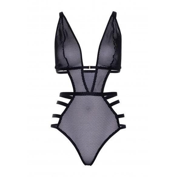 Leg Avenue - Fishnet Strappy G-String Teddy