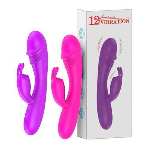 12 Speed Rabbit Vibrator - Purple