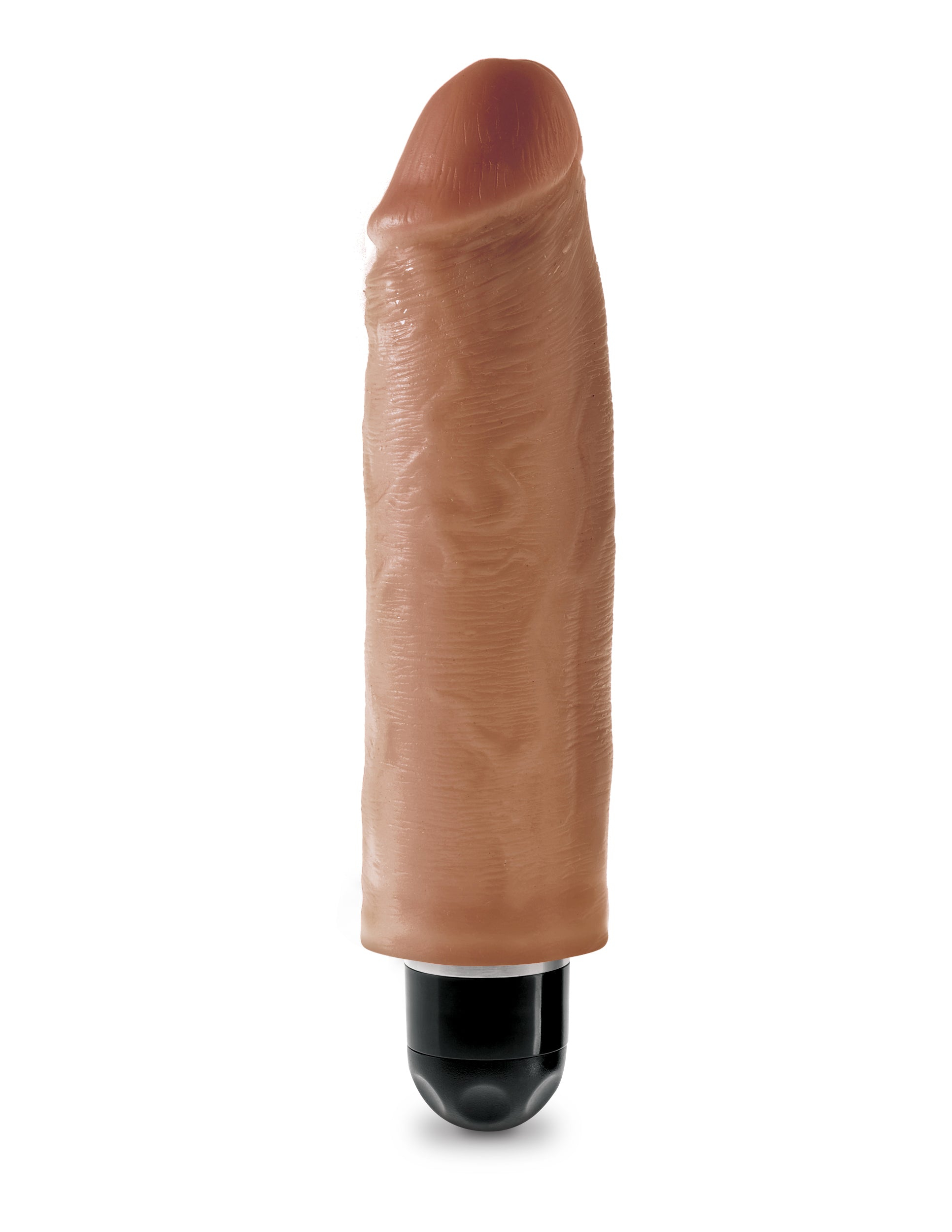 King Cock - 6"" Vibrating Stiffy - Tan