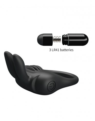 Pretty Love - Davion - Vibrator Cockring - Black
