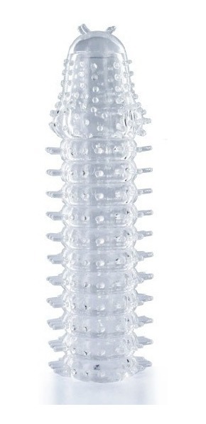 Spiked Clear Sleeve - Extension Texturizada