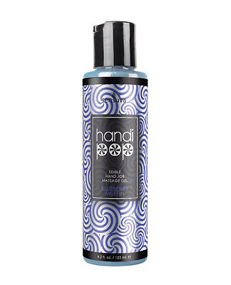 Handipop Hand Job Massage Gel - BlueBerry Muffin 4.2 Oz.