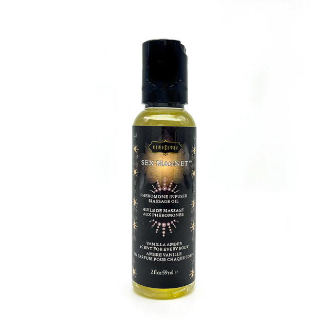 Aceite de masaje con feromonas Kama Sutra Sex Magnet - Vainilla Ambar