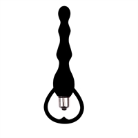 Black Mont Tail Power Beads - Estimulador Anal Con Vibracion