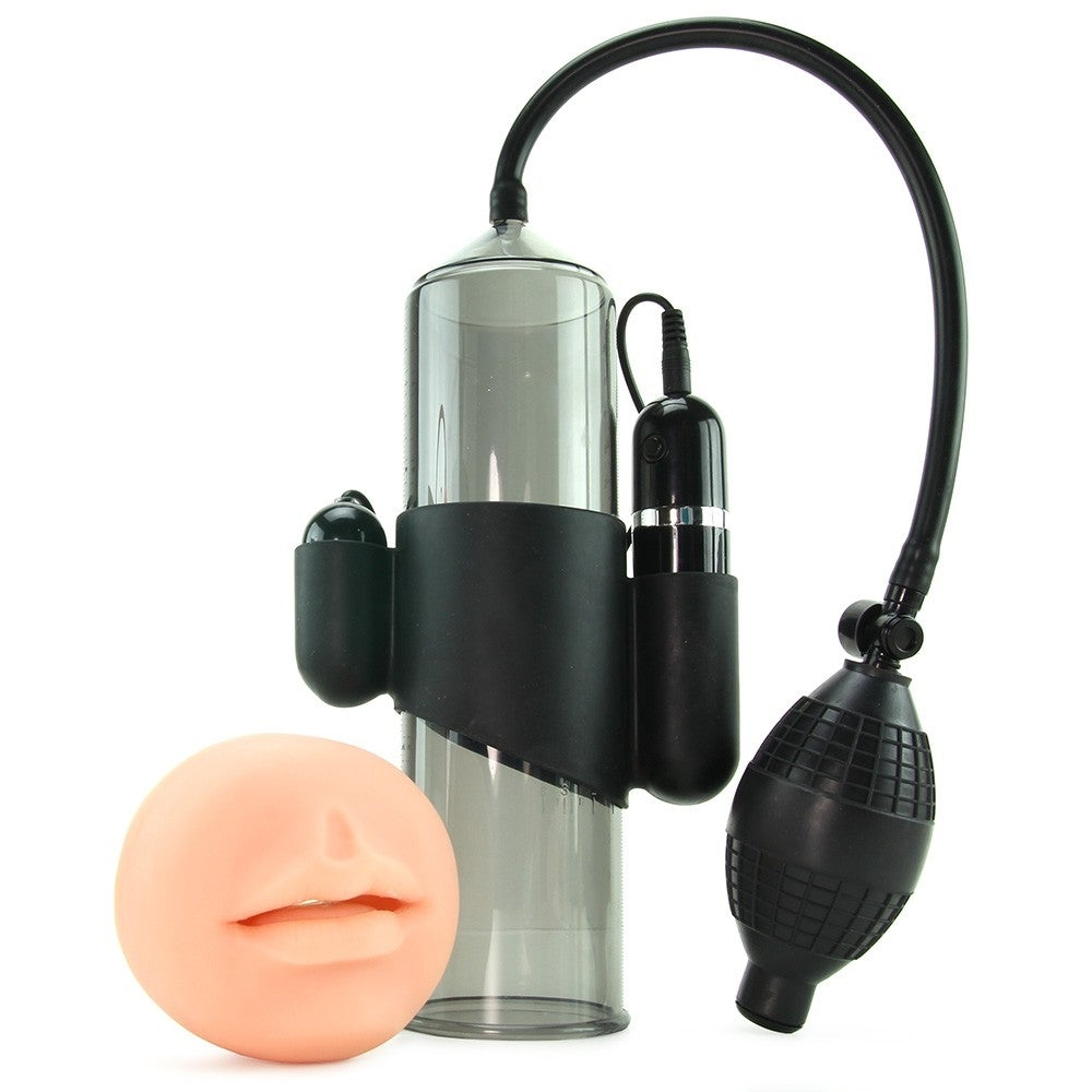 Supreme Vibrating Penis Pump Negro