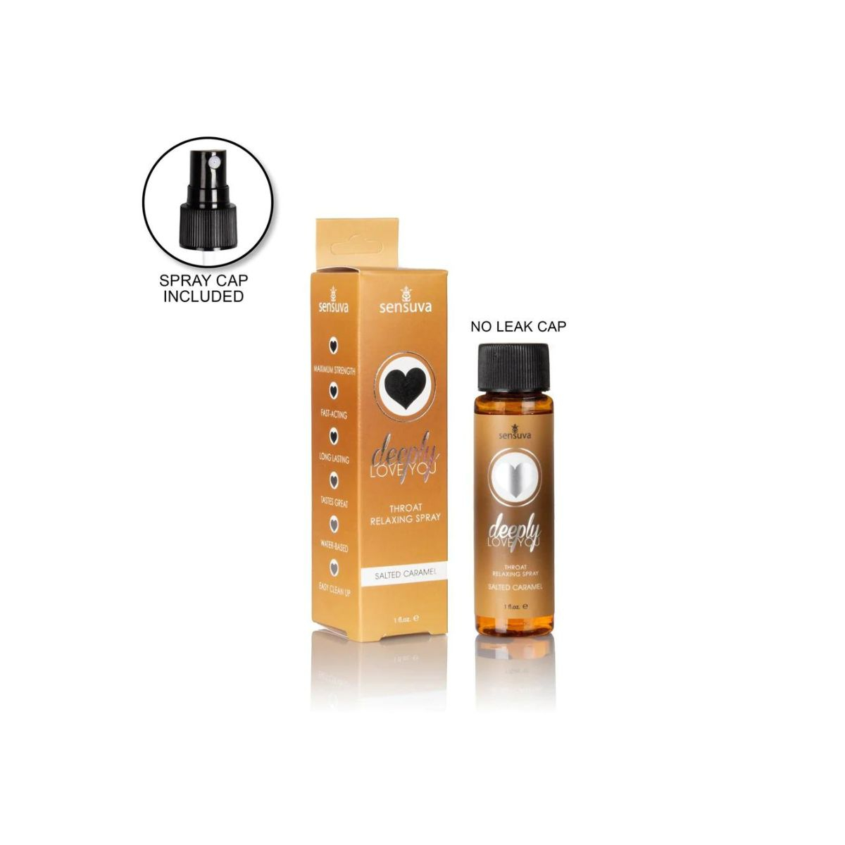 Sensuva - Deeply Love You Throat Relaxing Spray - Salted Caramel