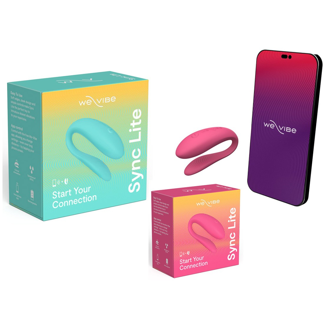 We-Vibe - Sync Lite - Vibrador para parejas – Aqua